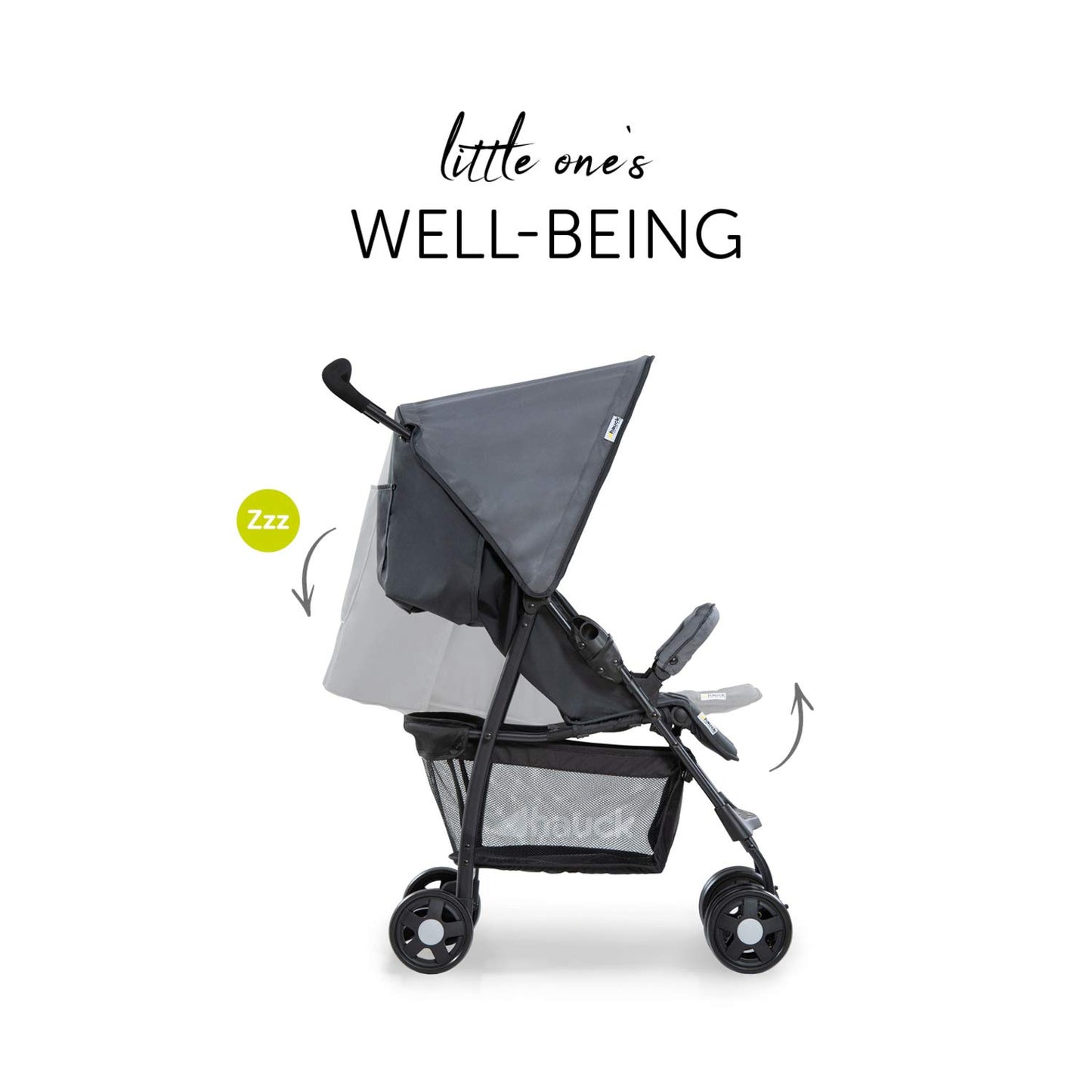 Leichter Sport-Buggy mit Liegefunktion, Faltbar, Charcoal/Stone